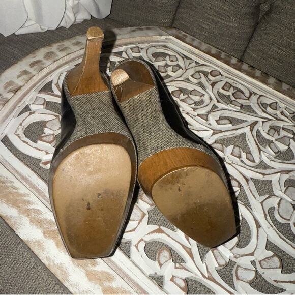 Marni MaryJane Peep Toe Heels Shoes Women’s 8 - Picture 8 of 9